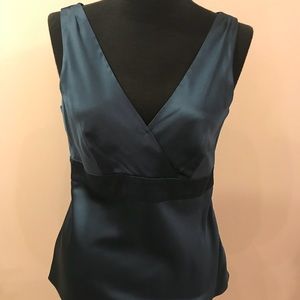 INC silk/satin blouse